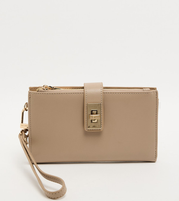 Textured Twist-Lock Wristlet