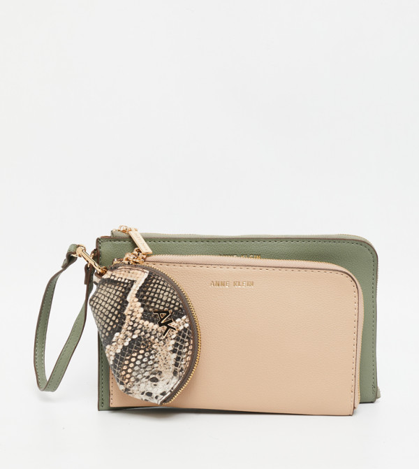 Snakeskin Patterned Wristlet Trio Set