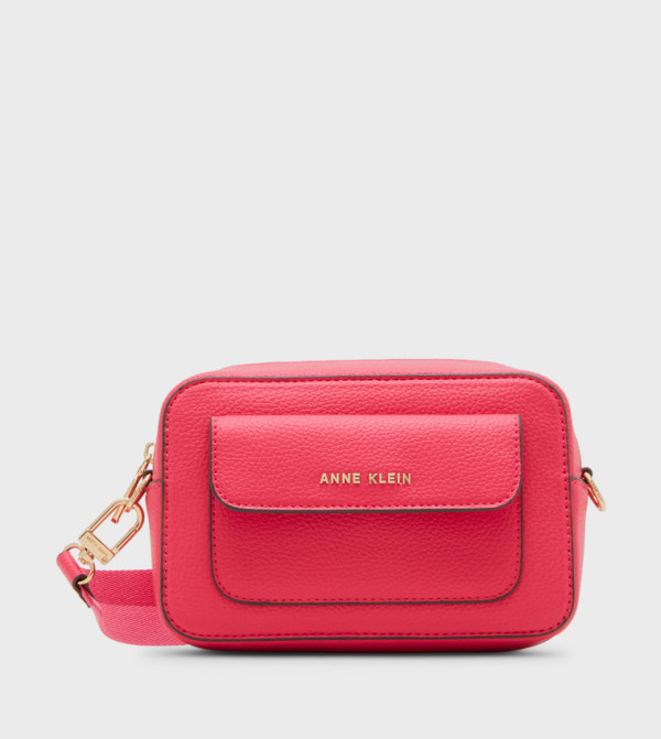 Textured Front Pocket Crossbody Bag