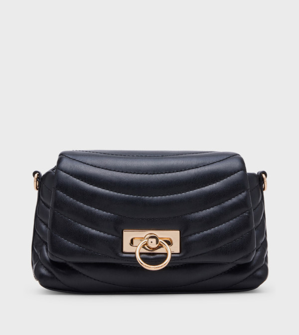 Quilted Flap Shoulder Bag