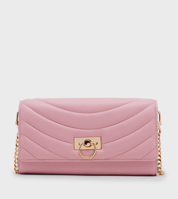 Quilted Flap Wallet Bag