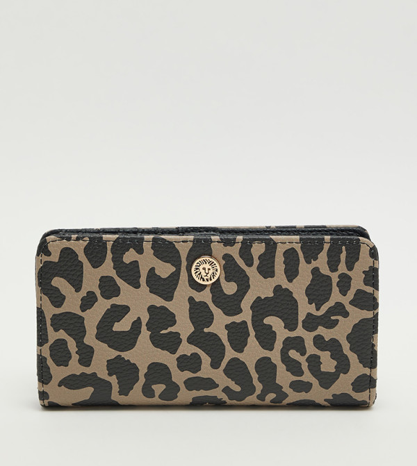 Leopard Print Bi-Fold Wallet