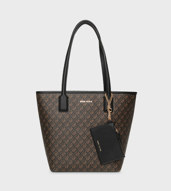 Monogram Patterned Tote Bag