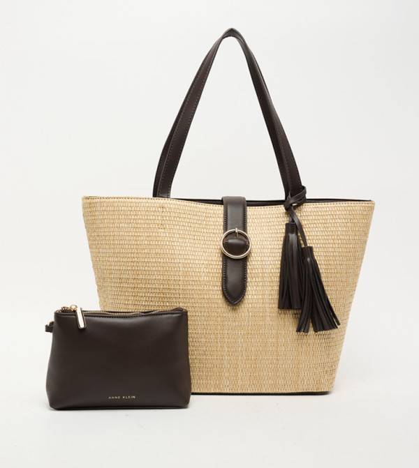 Textured Tote Bag Set