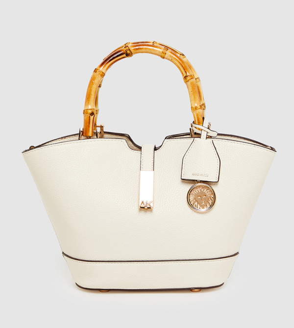 Bamboo Detail Handle Mini Satchel Bag