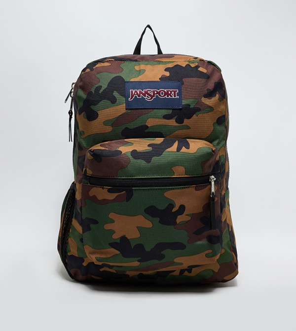 Camouflage Printed Front Pocket Backpack