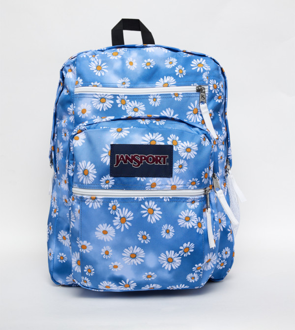 Floral Printed Front Pocket Backpack