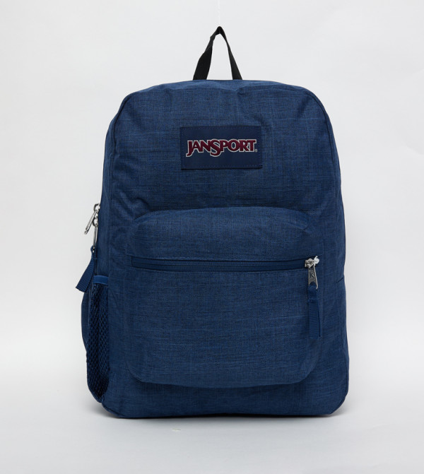 Label Detail Front Pocket Backpack
