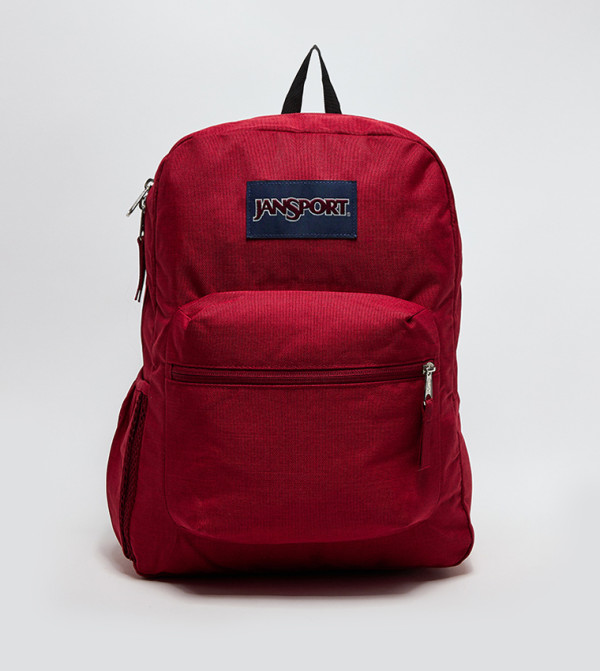 Label Detail Front Pocket Backpack