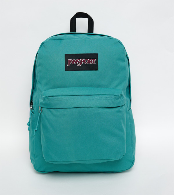 Label Detail Front Pocket Backpack