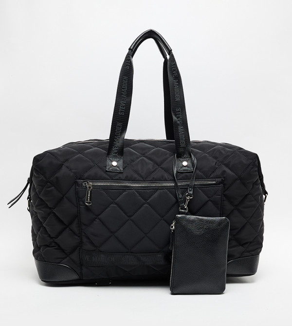 Quilted Zip Handheld Bag