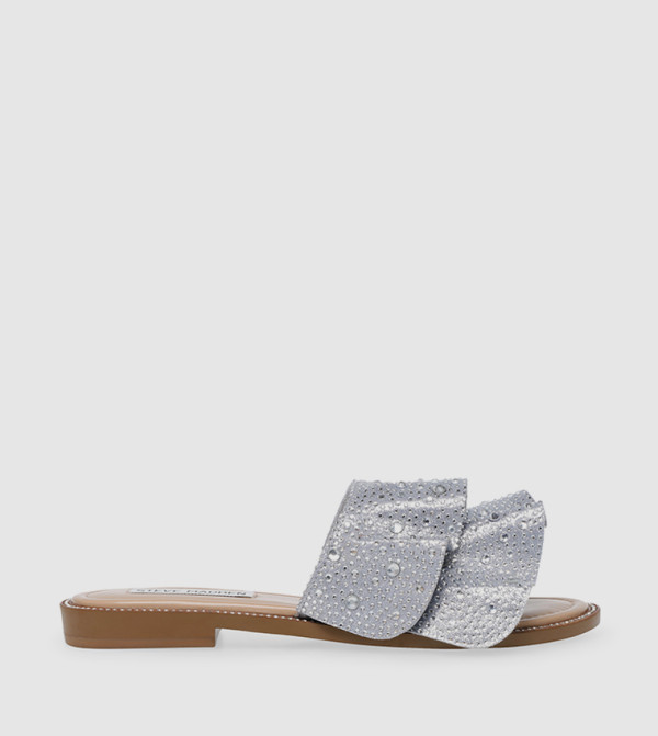 THANET Embellished Open Toe Flat Sandals