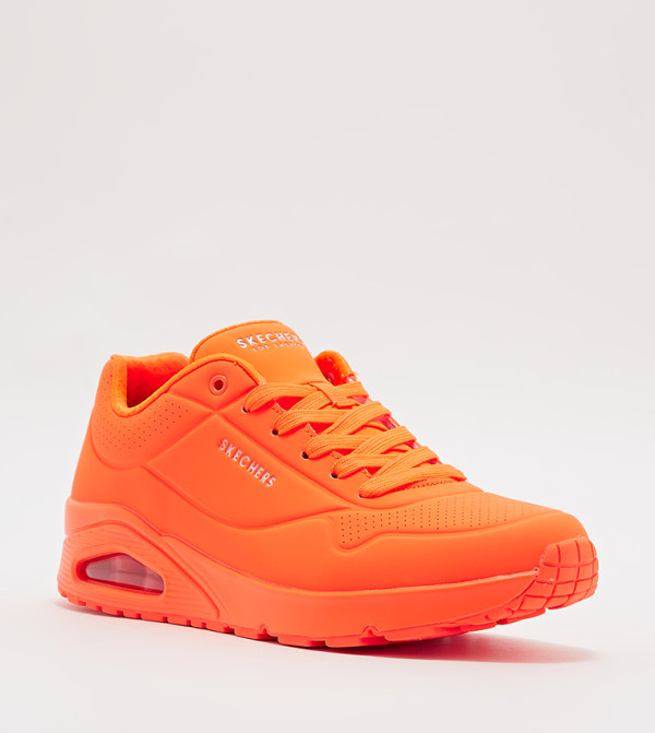 UNO Logo Detail Lace-Up Sneakers