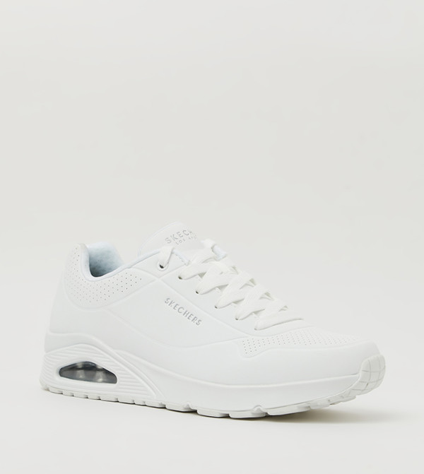 UNO Logo Detail Mid Top Sneakers