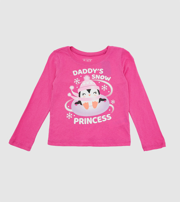 Dads Princess Print Long Sleeves T-Shirt