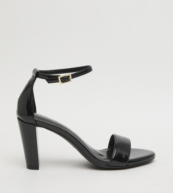 KOUR Ankle Strap Heel Sandals