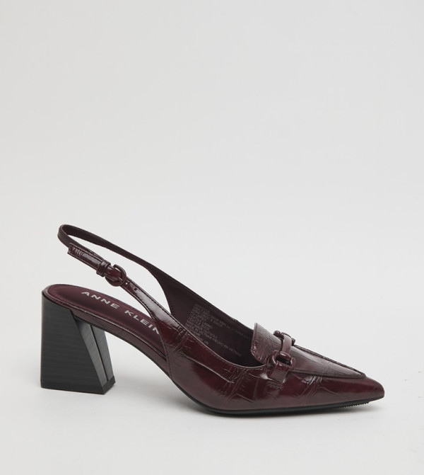 ROYC Block Heel Slingback Pumps