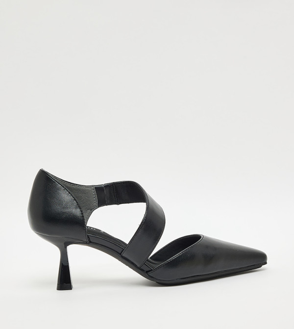 CERYS Textured Pointed Toe Pumps