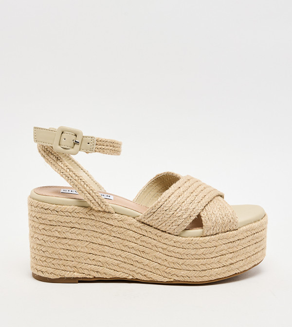 RAMEY Ankle Strap Espadrille Wedges