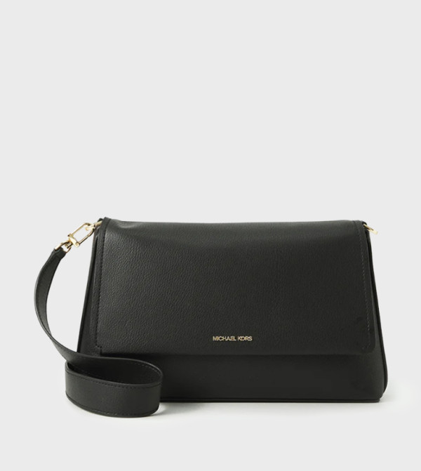 Logo Detail Flap Crossbody Bag