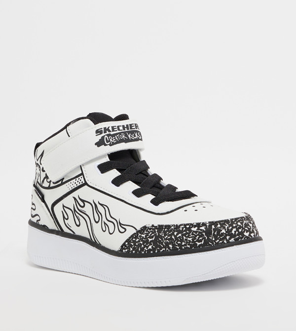 SPORT COURT 92 Printed Velcro Closure Sneakers
