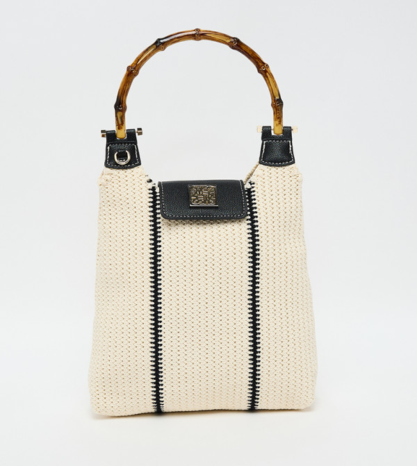 BZARNIA Textured Tote Bag