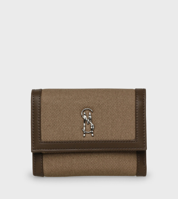 BCANNON Logo Detail Tri-Fold Wallet
