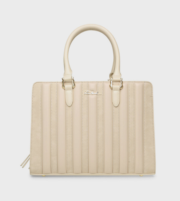 BLINGER Logo Detail Puffer Tote Bag