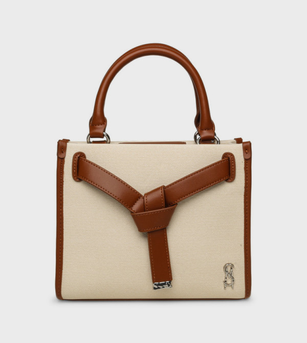 BCOLLY Knot Detail Tote Bag