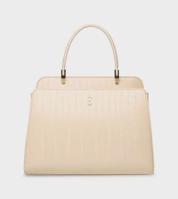 BCINNA Textured Top Handle Bag