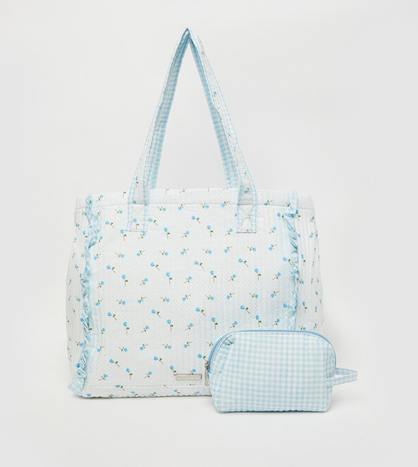 Printed Tote Bag Set