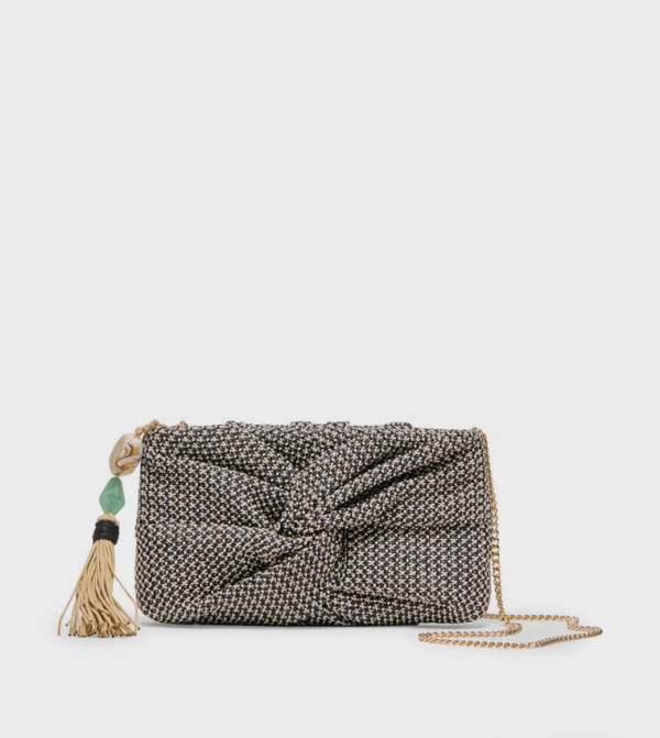 ELOWEN Twist Detail Clutch Bag