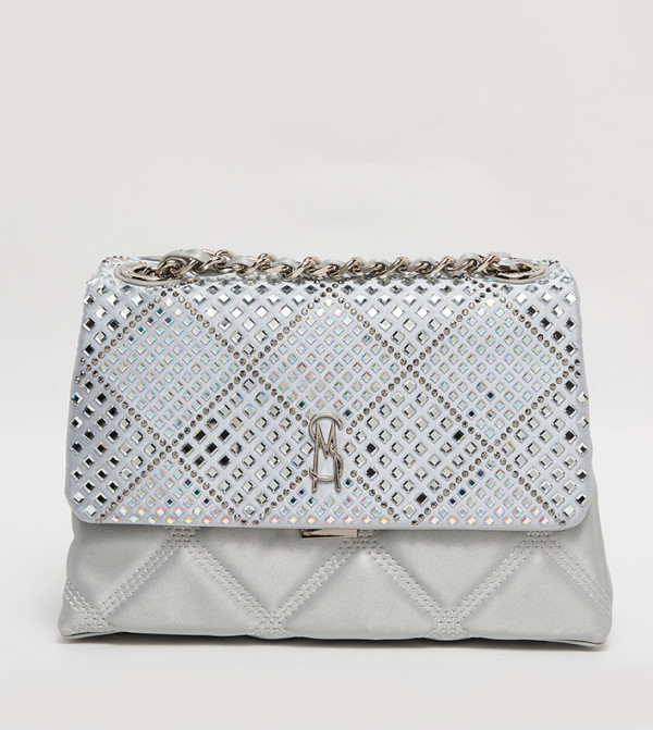 BADALIND Embellished Flap Shoulder Bag