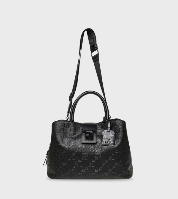 BKESS-C Monogram Patterned Satchel Bag