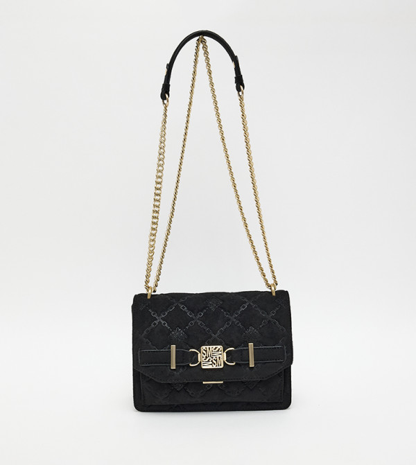 COURTLY Logo Detail Convertible Shoulder Bag