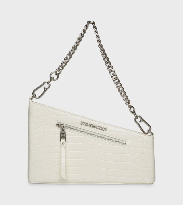 BTATE Croc Textured Shoulder Bag