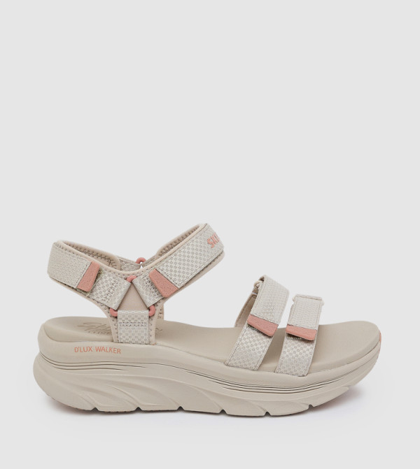 D'LUX WALKER Textured Comfort Sandals