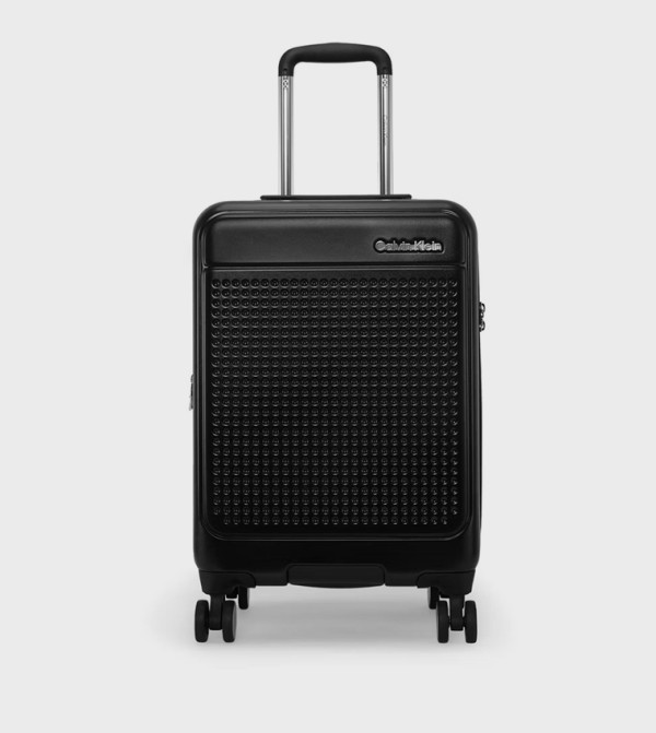 IN STEREO Logo Detail Hardshell Spinner Trolley Bag, Small