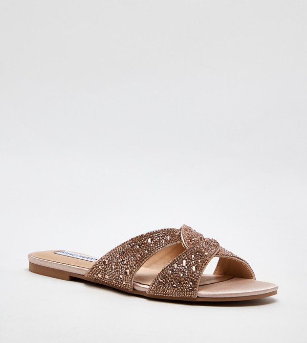 MUSA Embellished Flat Sandals
