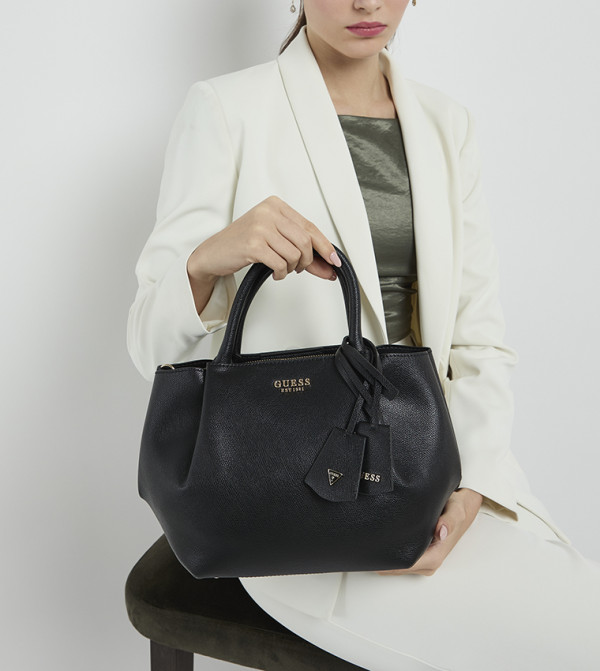 AMORETTE Textured Satchel Bag