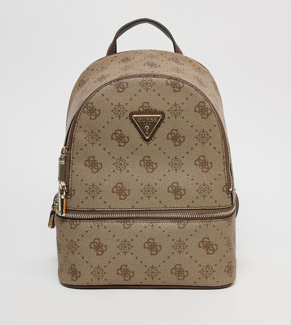 SILIA Logo Patterned Backpack