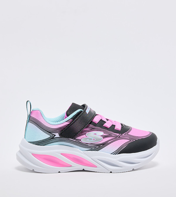 COSMIC GLOW Velcro Closure Sneakers