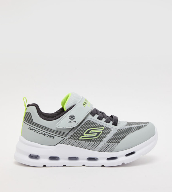 GLIDE-STEP LIGHTS Color Block Velcro Sneakers