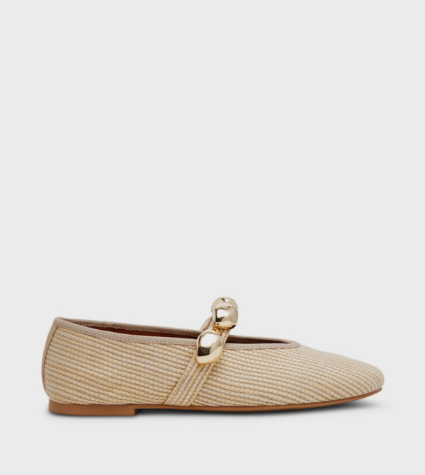 POPPIN Metal Accent Mary Jane Shoes