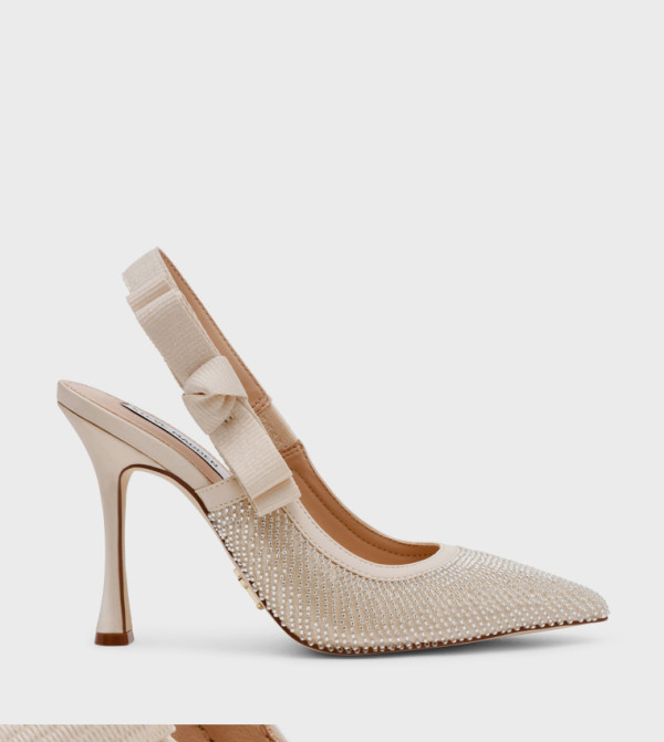 BRYLIE-B Embellished Slingback Pumps