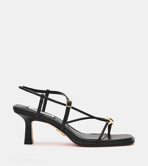JACKPOTS Square Toe Slingback Heeled Sandals