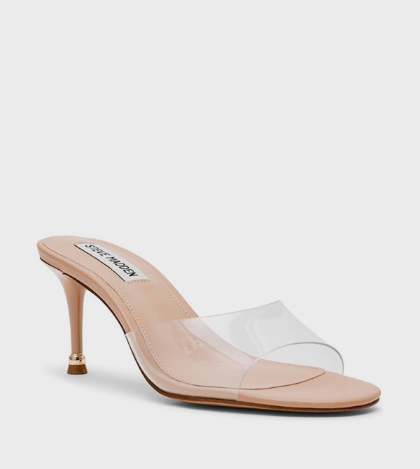 RIVINGTON Solid Open Toe Heeled Sandals