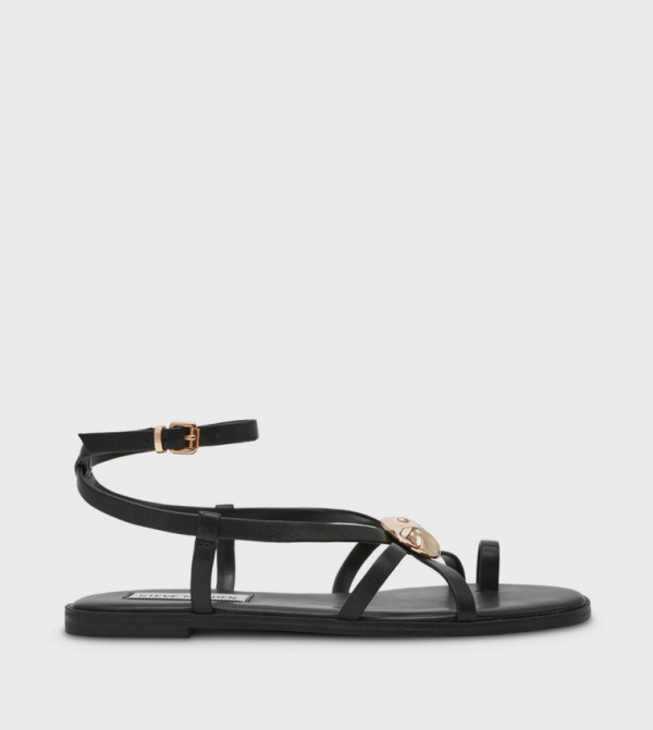 NAPA VALLEY Metal Accent Flat Sandals
