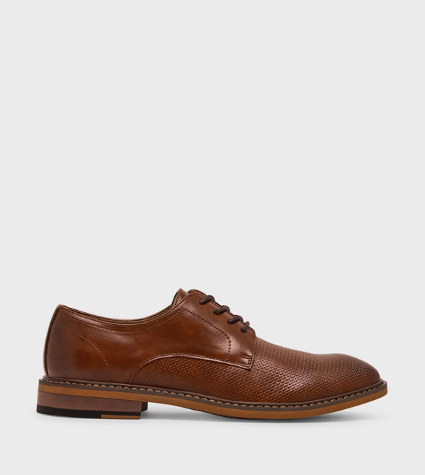 EVESTER Textured Lace-Up Formal Shoes