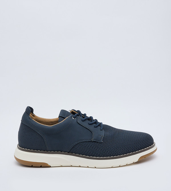 MRORY Mesh Detail Lace-Up Shoes